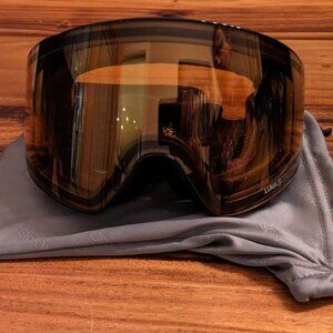 Dragon PXV Goggles, AF, Photochromic Amber Lens, Asian / Low Nose Bridge Fit